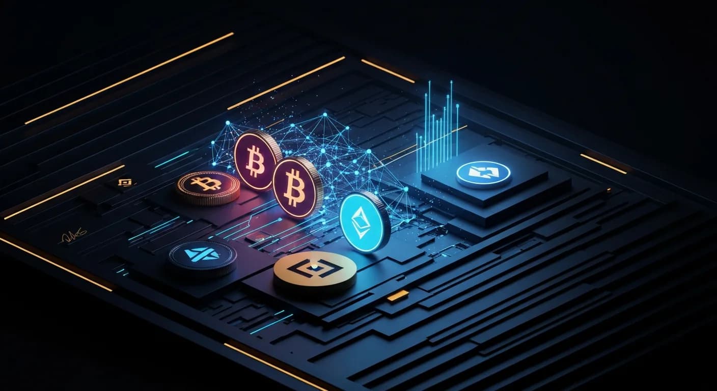 AI-generated editorial illustration for Binance joins STOP THE TRAFFIK in anti-human trafficking effortThe partnership expands Binance’s compliance efforts by providing intelligence and training to help detect cryptocurrency activity tied to human trafficking and child exploitation.