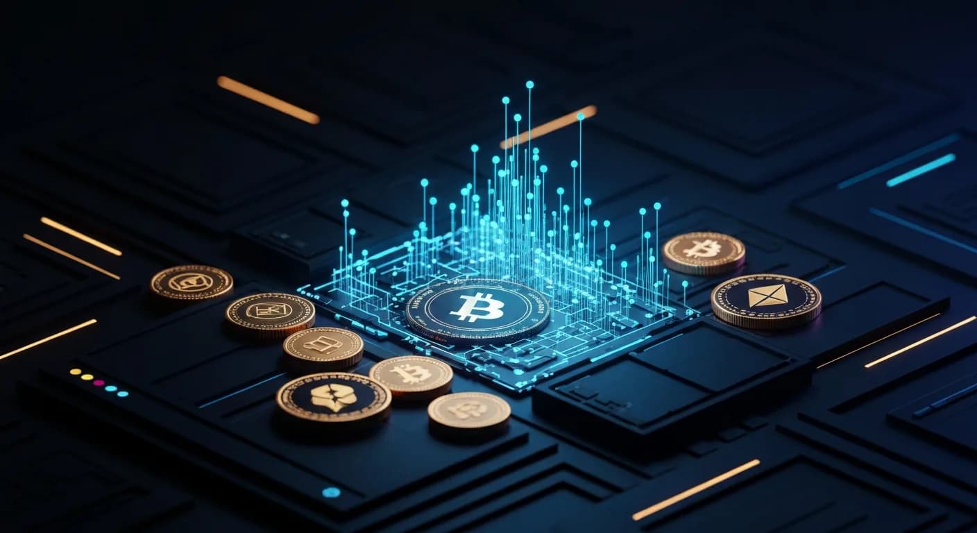 AI-generated editorial illustration for BIP-110 Bitcoin branch stalls after two blocks as gap widens