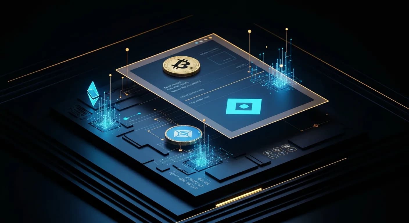 AI-generated editorial illustration for Bitcoin-backed loan refinances Power