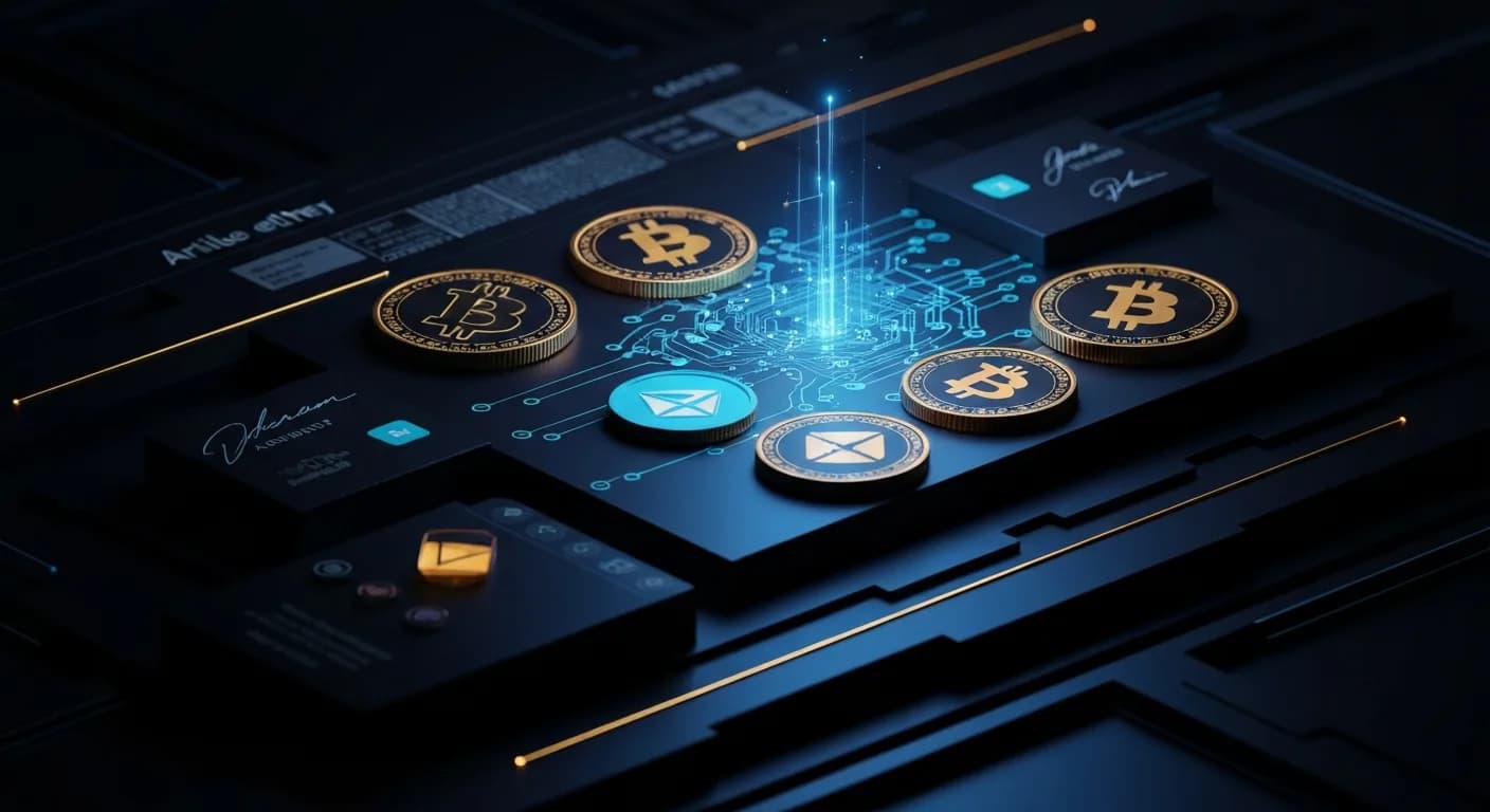 AI-generated editorial illustration for Bitcoin, ether whipsaw wipes out $286 million in leveraged bets