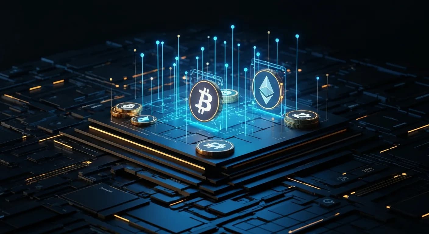 AI-generated editorial illustration for Brazil's largest lender Itaú is stepping deeper into the tokenization