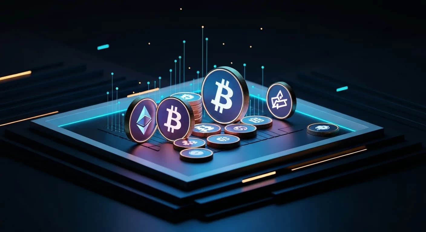 AI-generated editorial illustration for Circle expands USDC to OKX ecosystem with X Layer launch