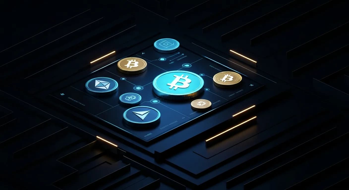 AI-generated editorial illustration for Coinbase lets businesses accept USDC payments from AI agents
