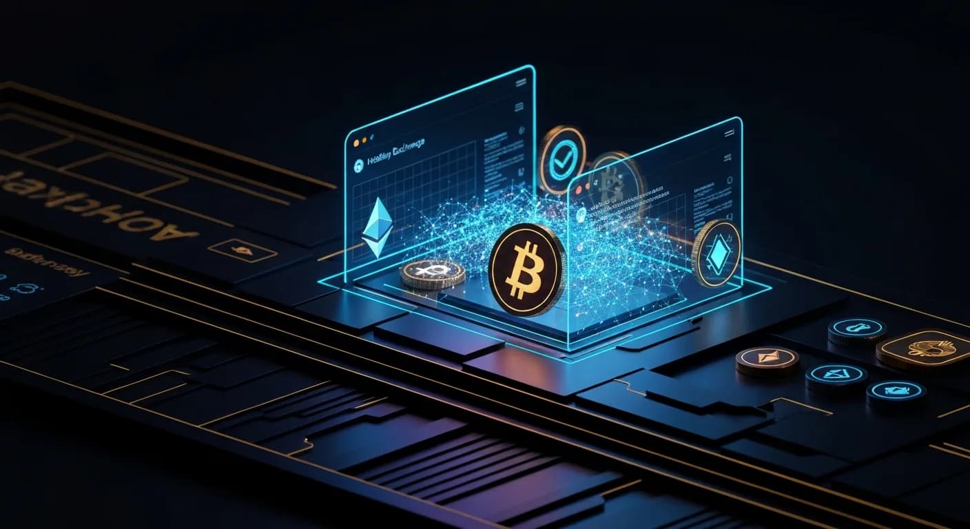 AI-generated editorial illustration for HashKey Receives JPMorgan Approval for Client Money Account