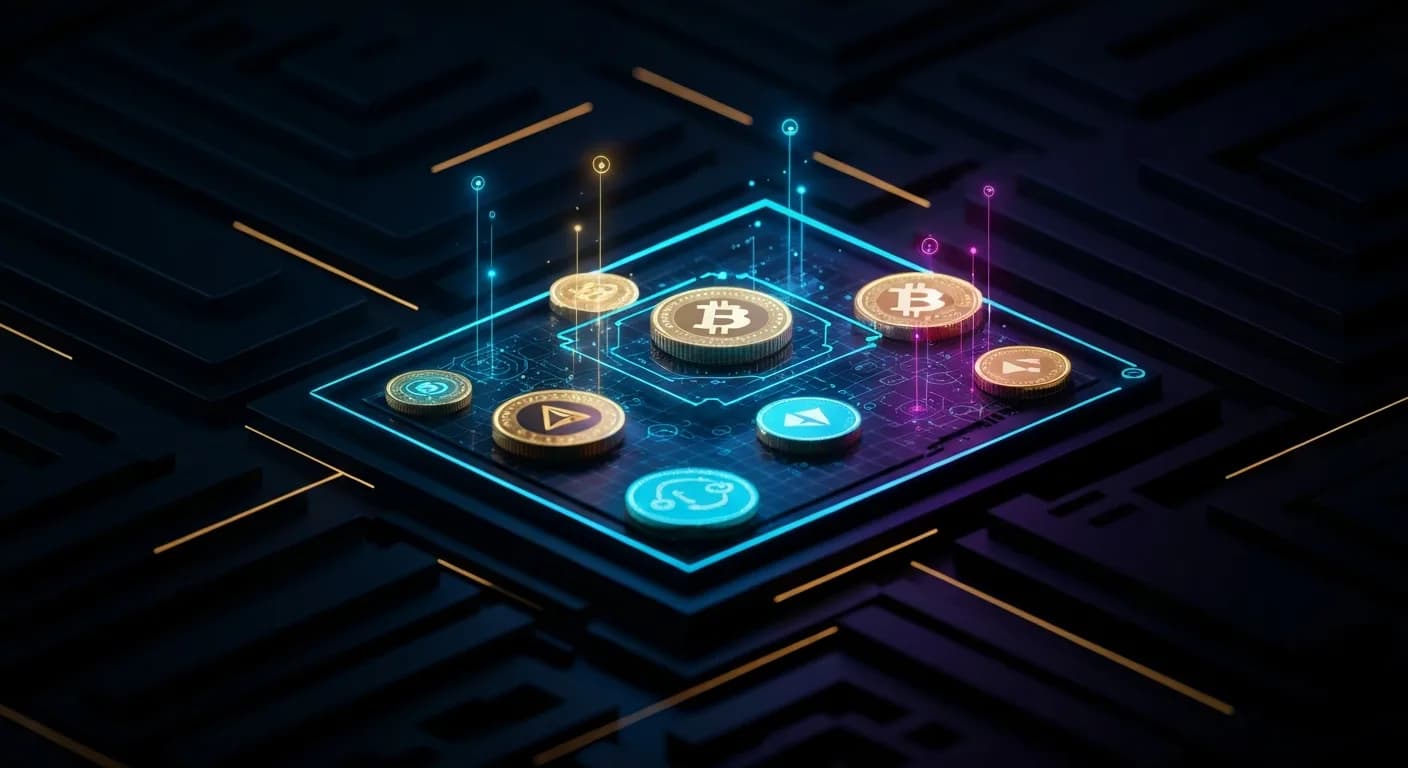 AI-generated editorial illustration for Hyperliquid RWA contracts grow to 32% of trading activity in Q2