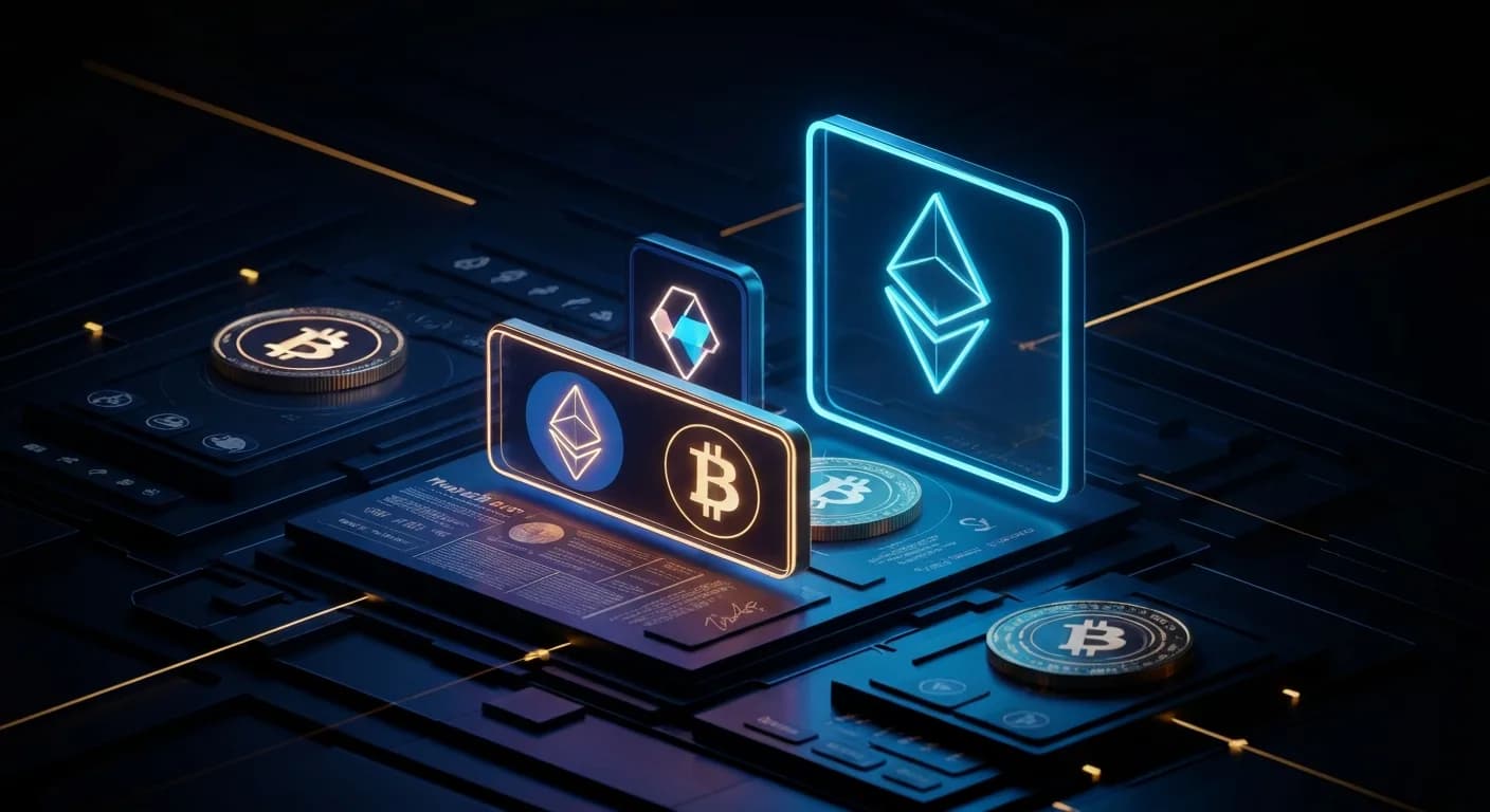 AI-generated editorial illustration for There's an election next month: State of Crypto