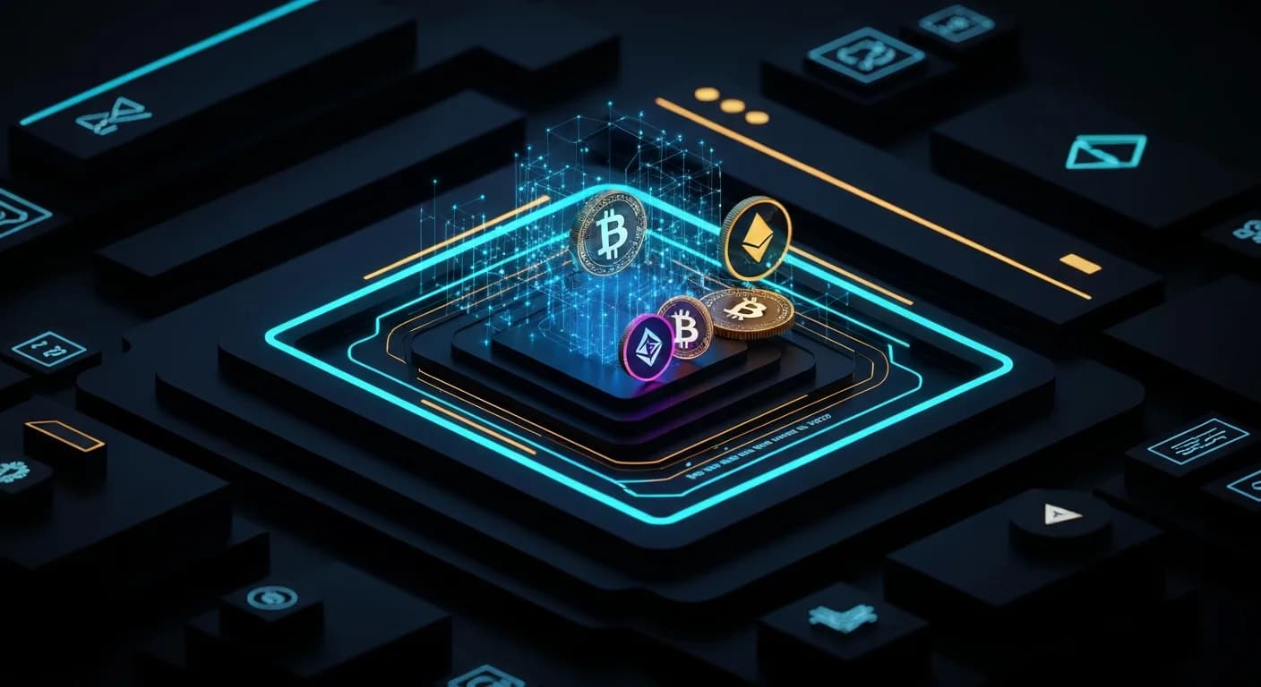 AI-generated editorial illustration for Israel’s largest bank to offer crypto trading with Galaxy