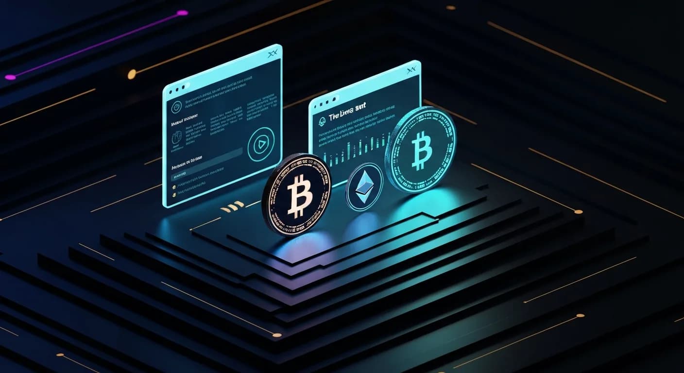 AI-generated editorial illustration for Keel shuts US Bitcoin mining operations as Q2 revenue falls 50%