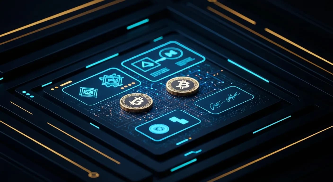 AI-generated editorial illustration for Ondo Finance hires former Blockchain.com CFO Adam Schlisman