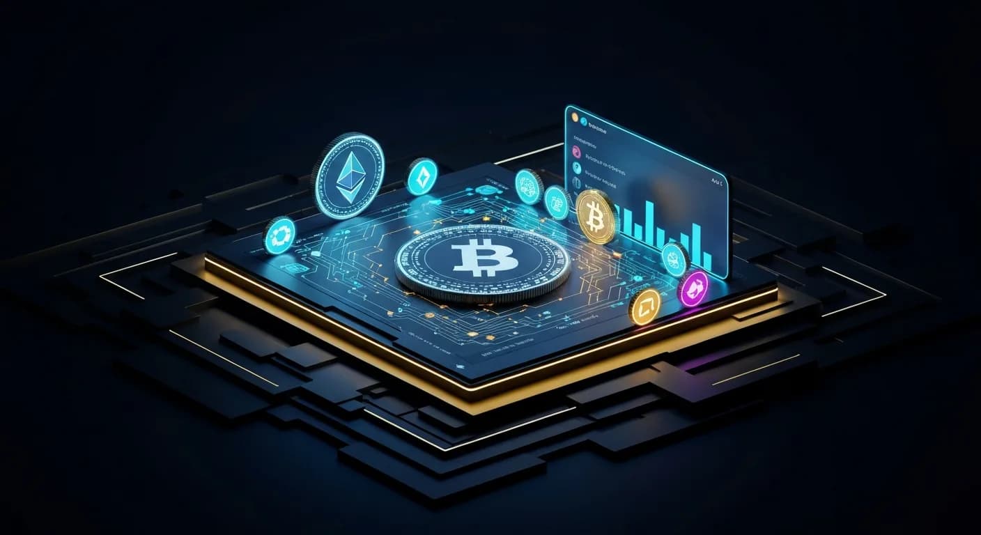AI-generated editorial illustration for RWA perps will outpace tokenization