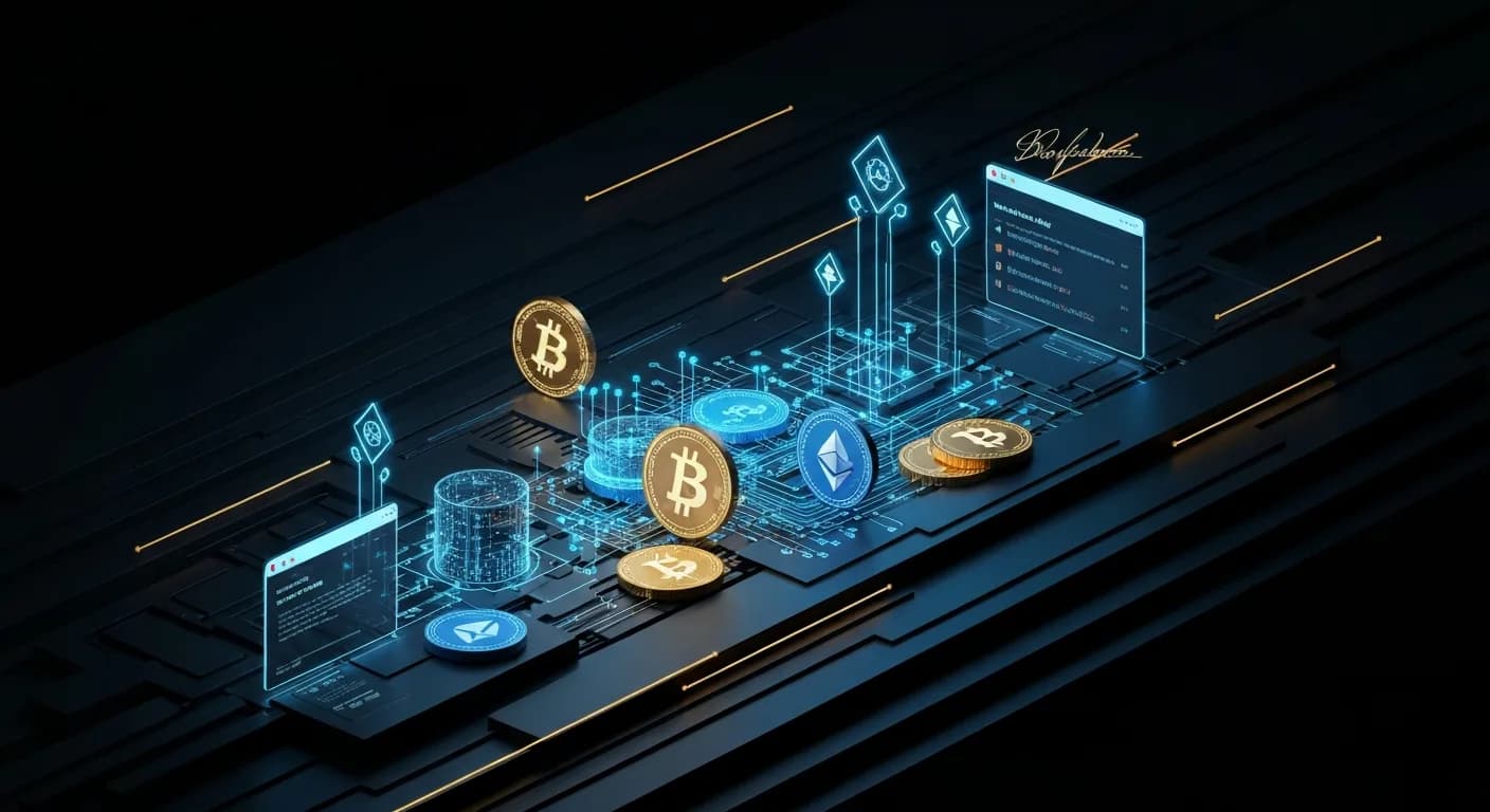 AI-generated editorial illustration for SEC to address crypto regulations in absence of CLARITY passage