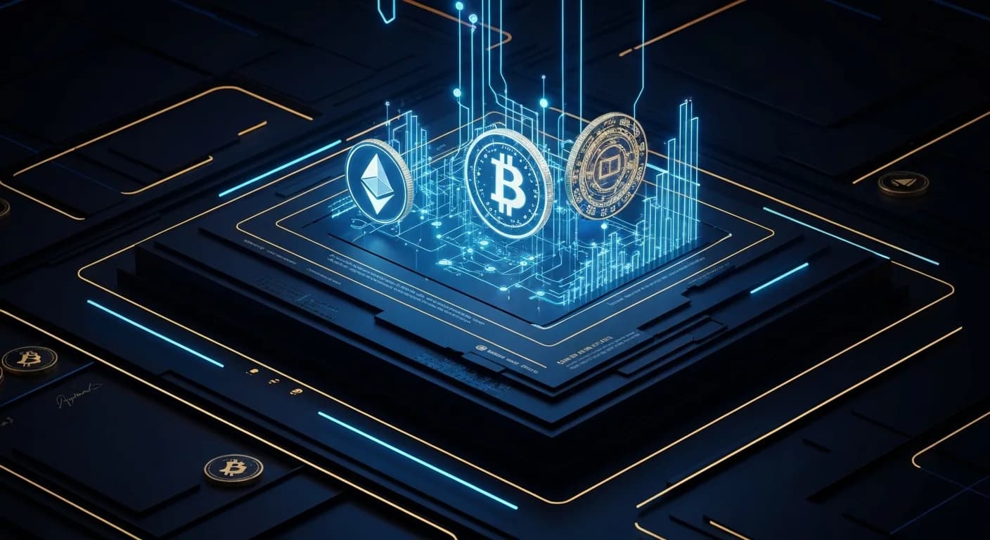 AI-generated editorial illustration for B2C2 taps Schroders veteran to chase Asia’s growing crypto wealth