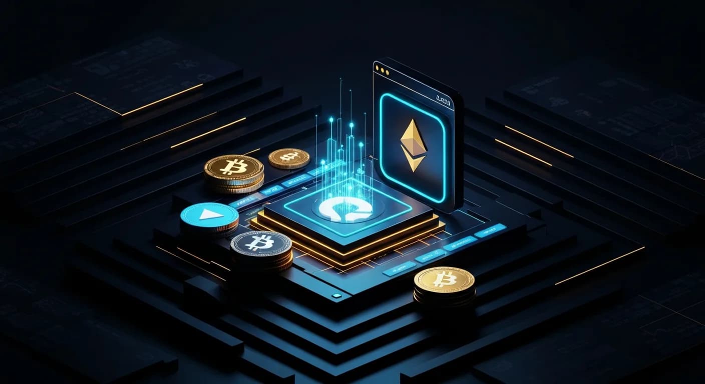 AI-generated editorial illustration for Binance outflows triple to $1.2B as ETH withdrawals hit 3-year highBinance recorded $1.23 billion in weekly net outflows, up 207% from the previous week, as Ethereum withdrawals surged to a three-year high.