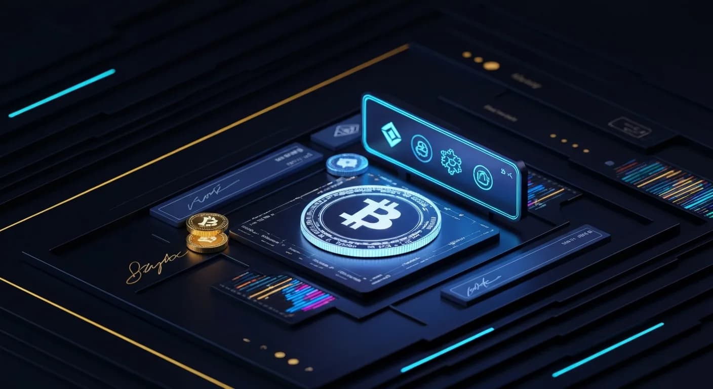 AI-generated editorial illustration for Binance to restrict transactions involving HTX, 10 other crypto platforms