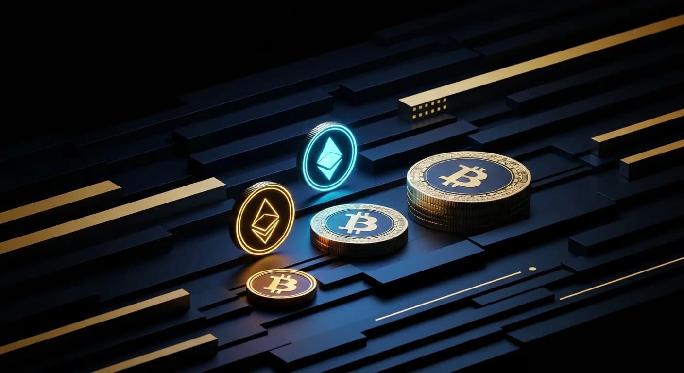AI-generated editorial illustration for Hana Bank issues South Korea’s first digital bond using Euroclear’s blockchain