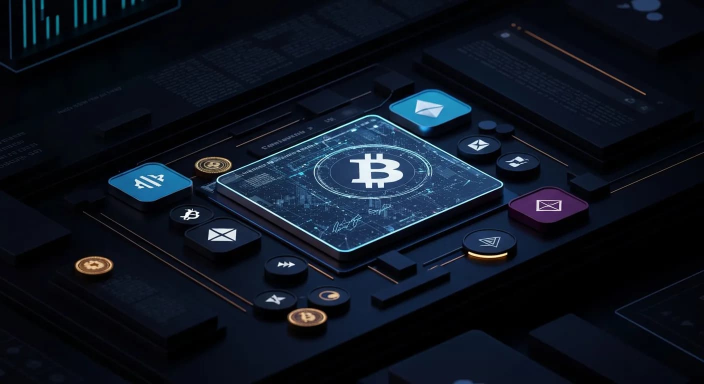 AI-generated editorial illustration for Bitcoin ETFs post 5-day inflow streak, longest since May