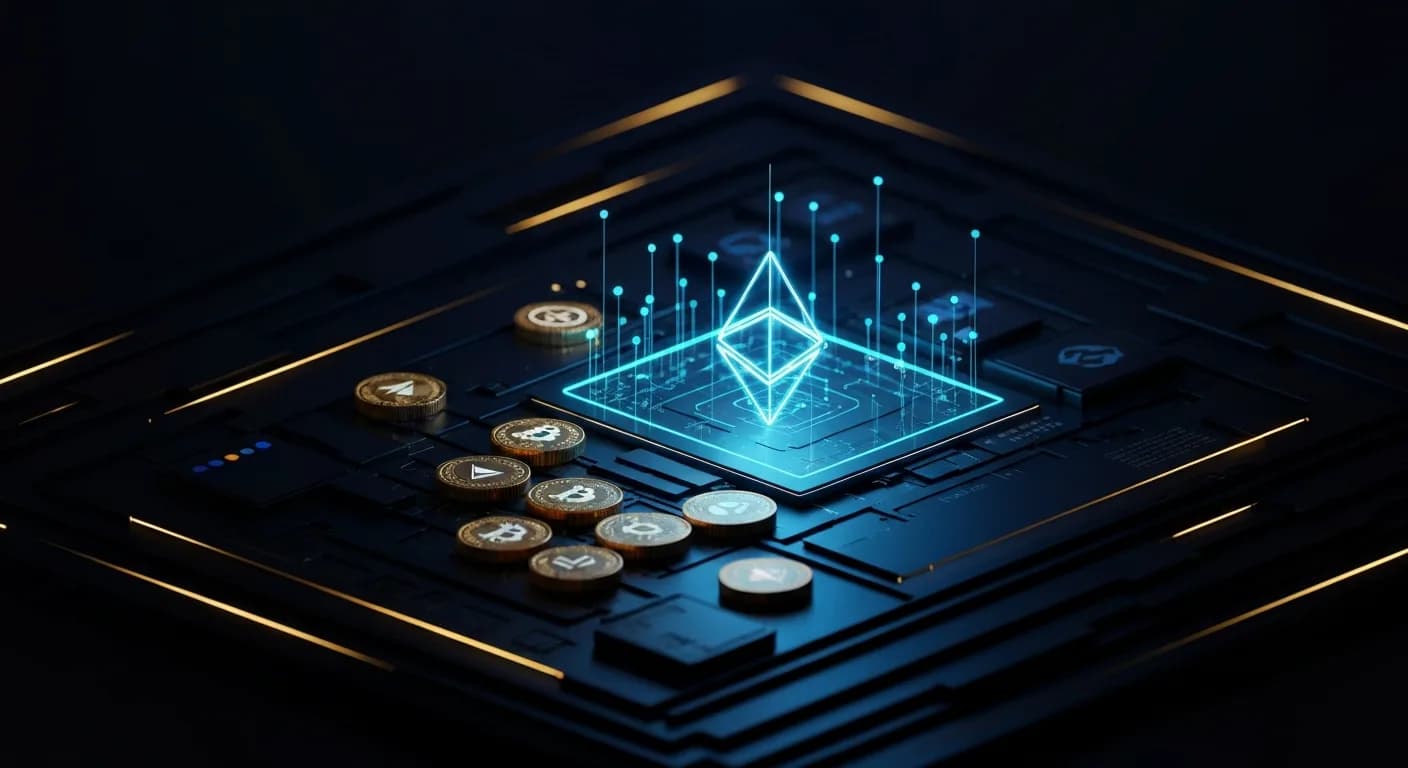 AI-generated editorial illustration for Bitcoin hits block 961,632 as the controversial BIP-110 soft fork attempt begins