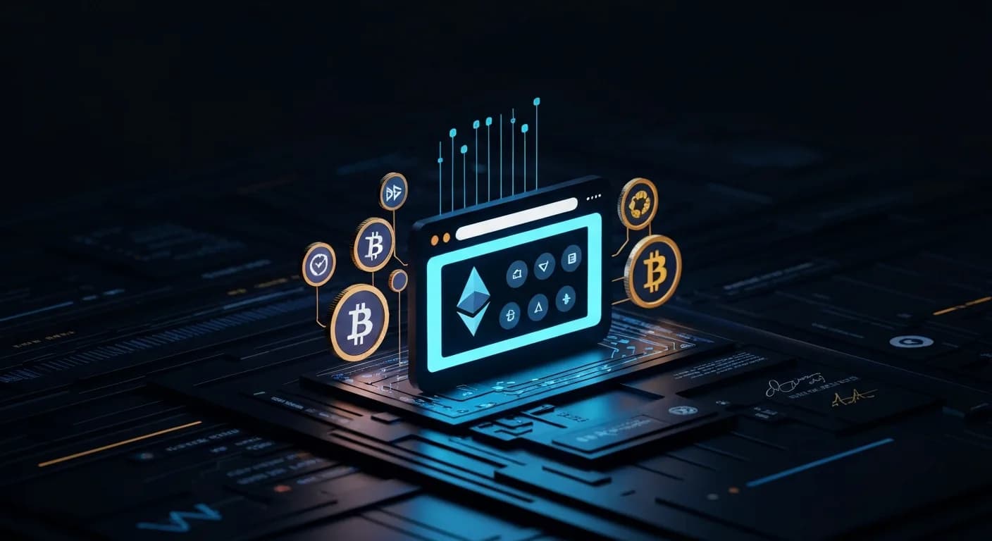 AI-generated editorial illustration for Bitcoin nears $64,000 as traders look past Strategy's BTC sales and Coldcard sweeps