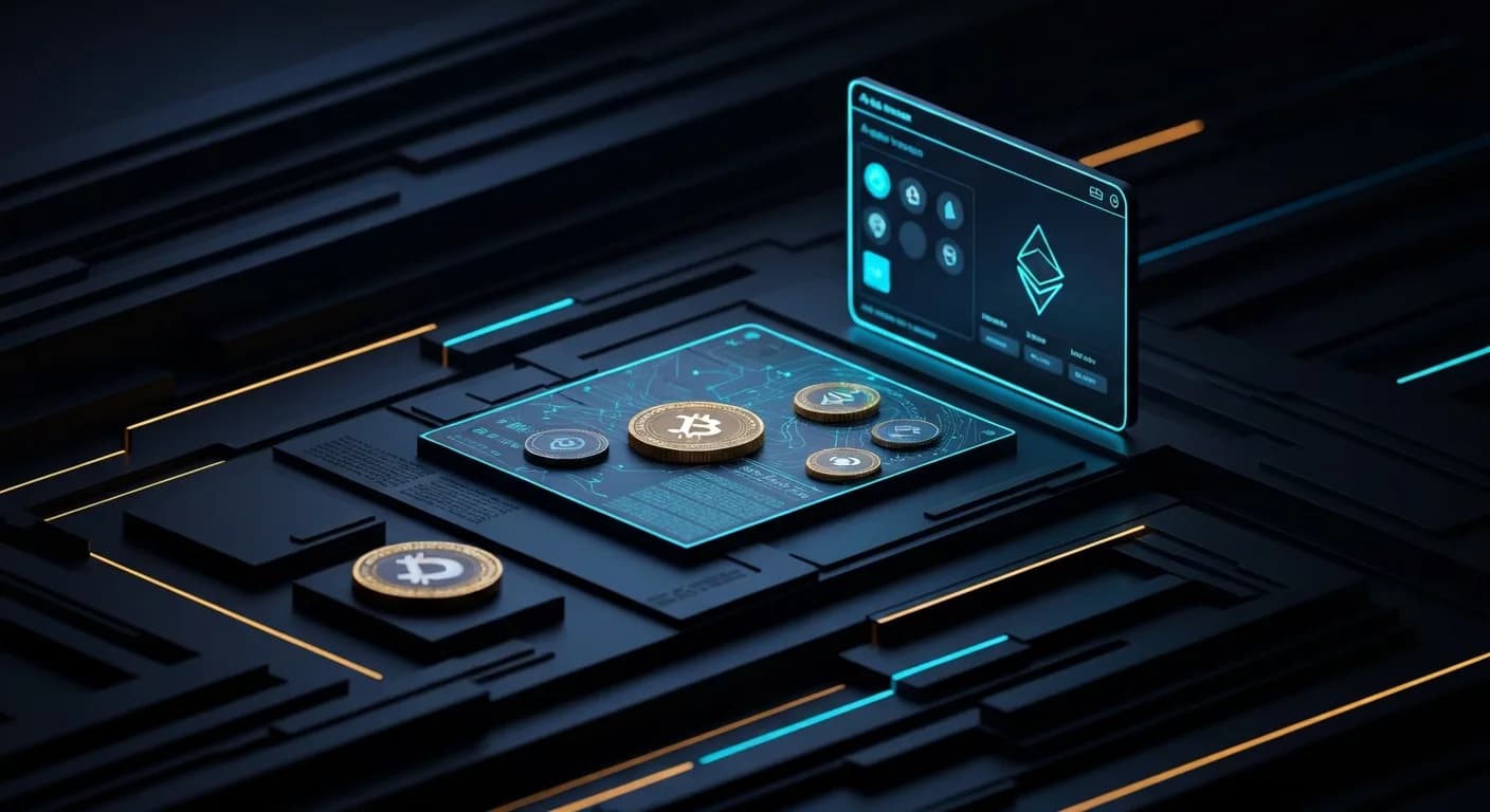 AI-generated editorial illustration for Bitcoin’s recent stability hasn't been enough to spark a broader altcoin rally