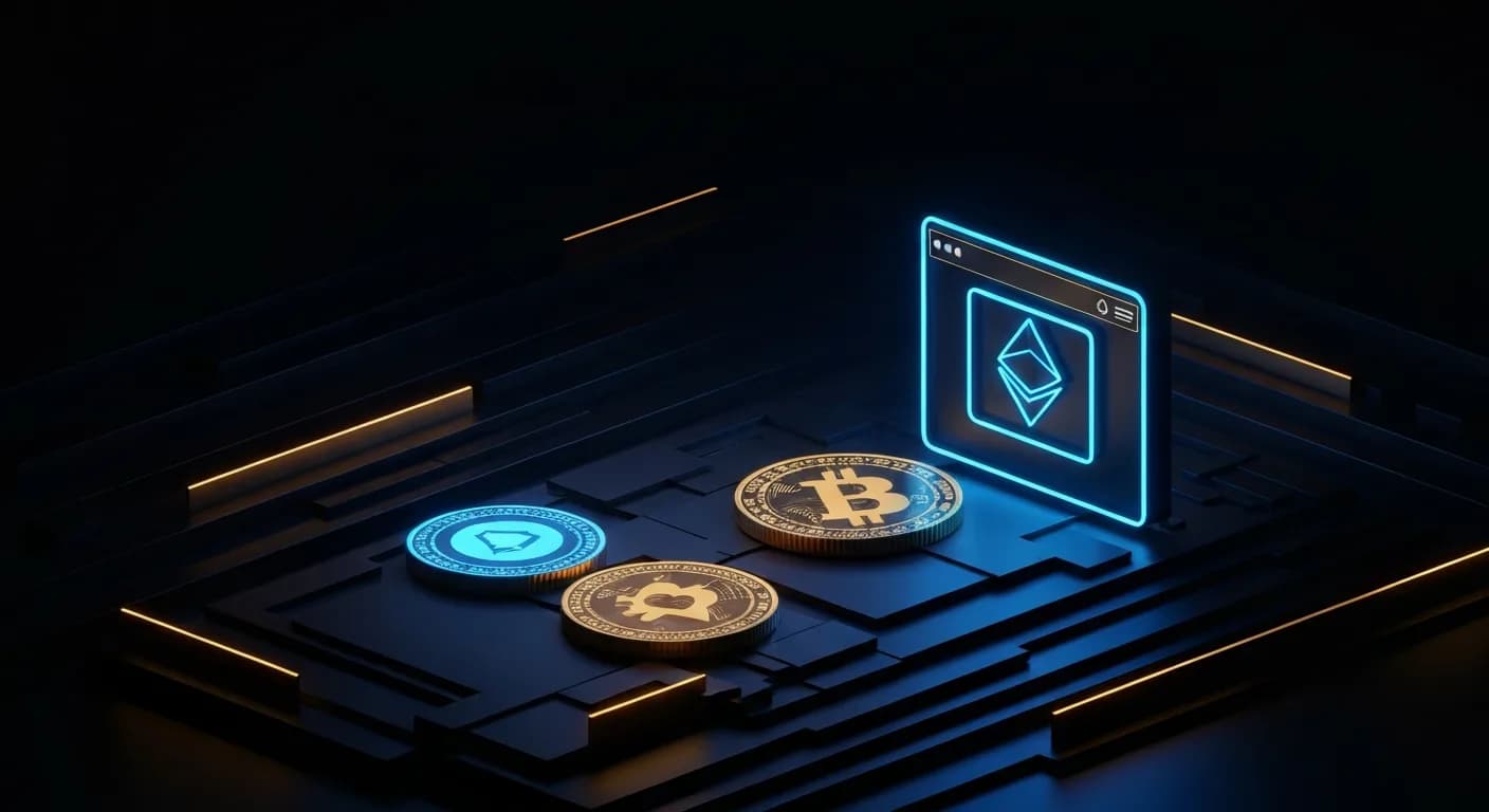 AI-generated editorial illustration for Bitcoin steadies above $64,000 as traders watch $100 billion SpaceX unlock