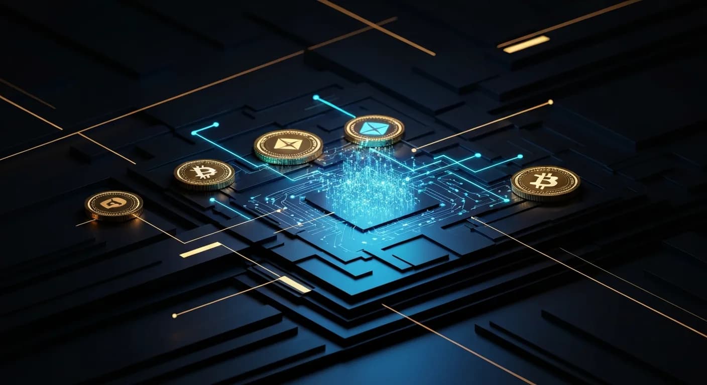 AI-generated editorial illustration for Bitmine’s $257M annualized staking income ‘fills’ operational gaps, share buybacks: analysts