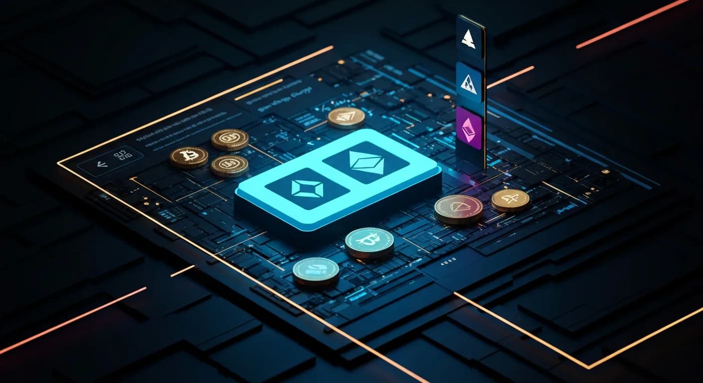 AI-generated editorial illustration for BlackRock (BLK) debuts tokenized access to $311 billion of money market funds in Europe