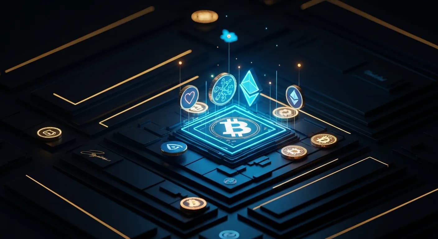 AI-generated editorial illustration for Coinbase-backed Flowdesk secures full broker-dealer license in Dubai