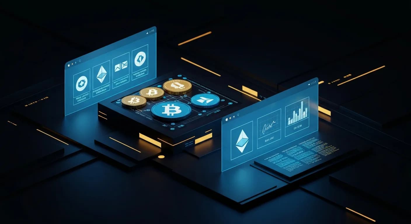 AI-generated editorial illustration for CoinShares debuts Bitcoin mining ETF in Europe entrance