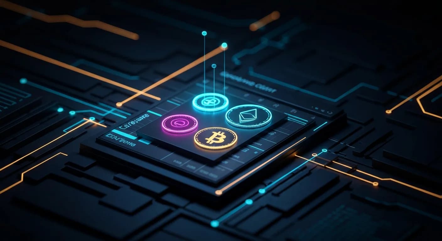 AI-generated editorial illustration for CoreWeave (CRWV) 17% surge lifts neocloud stocks as AI infrastructure outpaces crypto