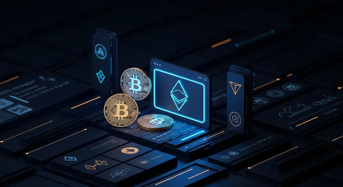AI-generated editorial illustration for Counting down the days: State of Crypto