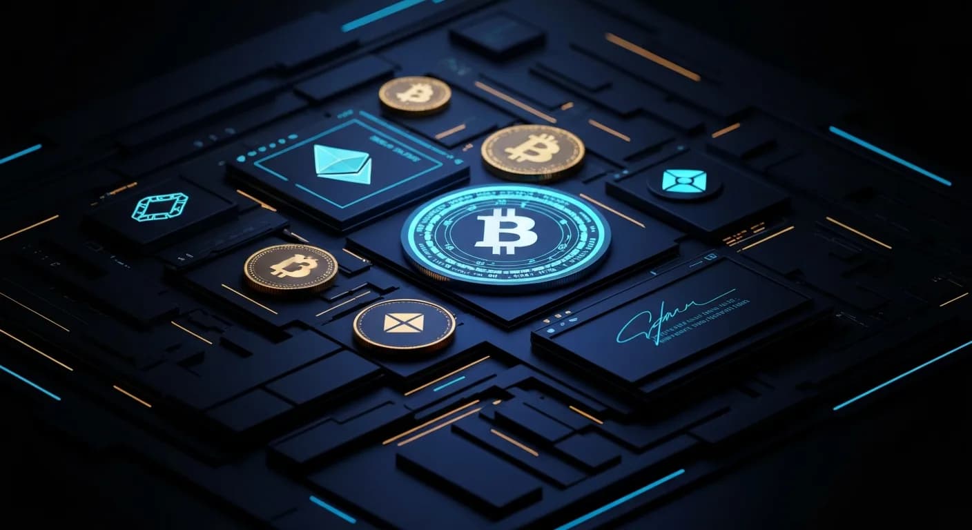 AI-generated editorial illustration for Crypto Clarity Act still at mercy of ethics section as Democrats balk at Trump deal