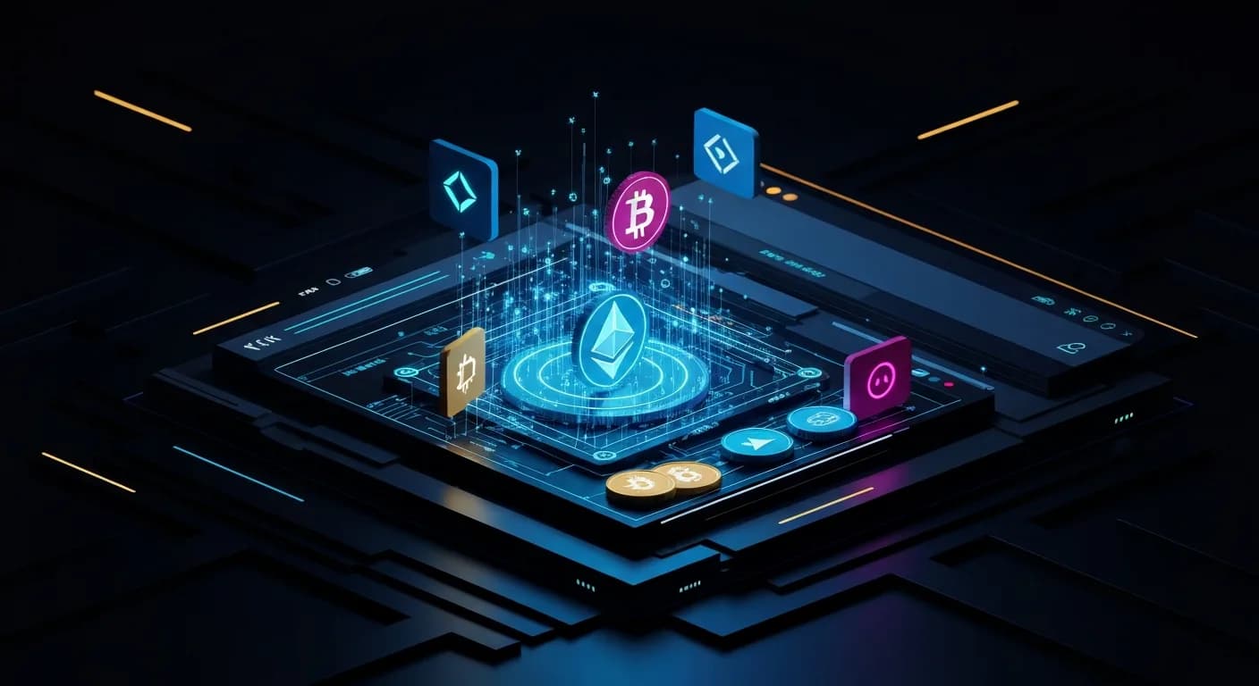 AI-generated editorial illustration for Crypto exchange Coinsbuy loses $8 million in coordinated two-blockchain attack
