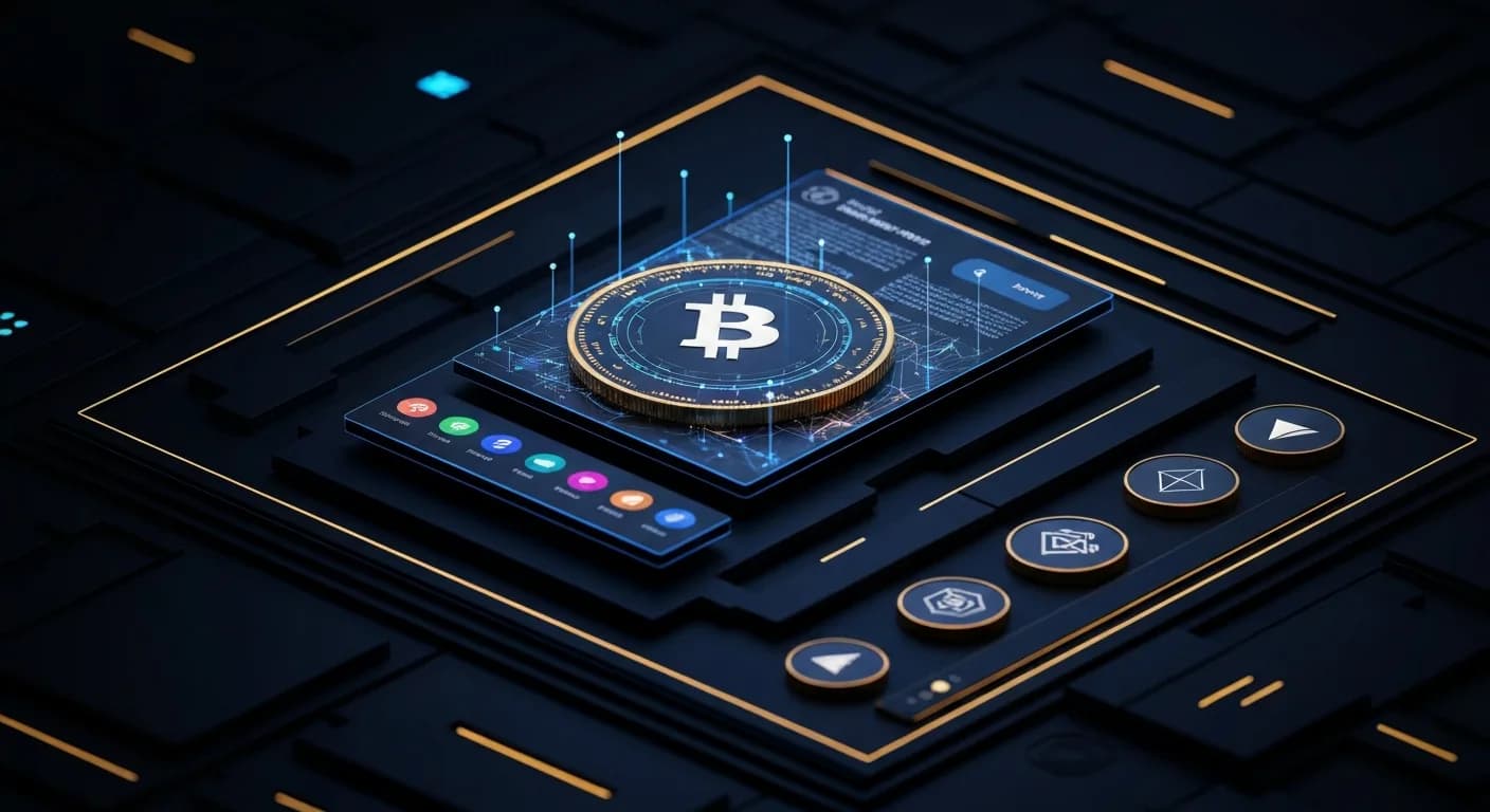 AI-generated editorial illustration for Crypto executives say digital native generations may never need a bank account