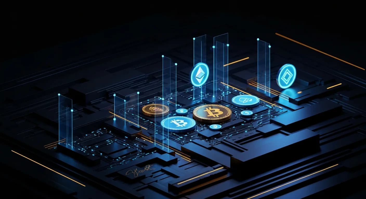 AI-generated editorial illustration for Crypto for Advisors: Is the Clarity Act dead?