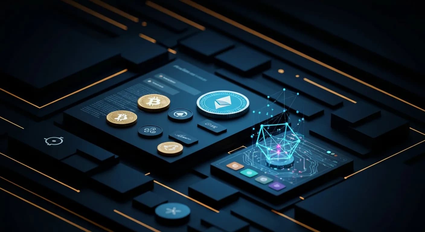 AI-generated editorial illustration for FalconX cuts 10% of workforce amid prolonged crypto market slump: Report