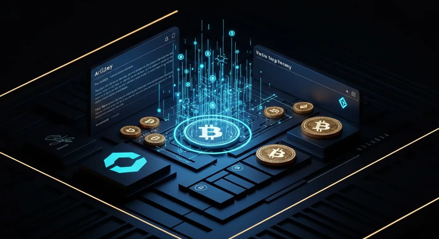 AI-generated editorial illustration for Forecasts for $1 million bitcoin price likely look too ambitious, key ratio suggests