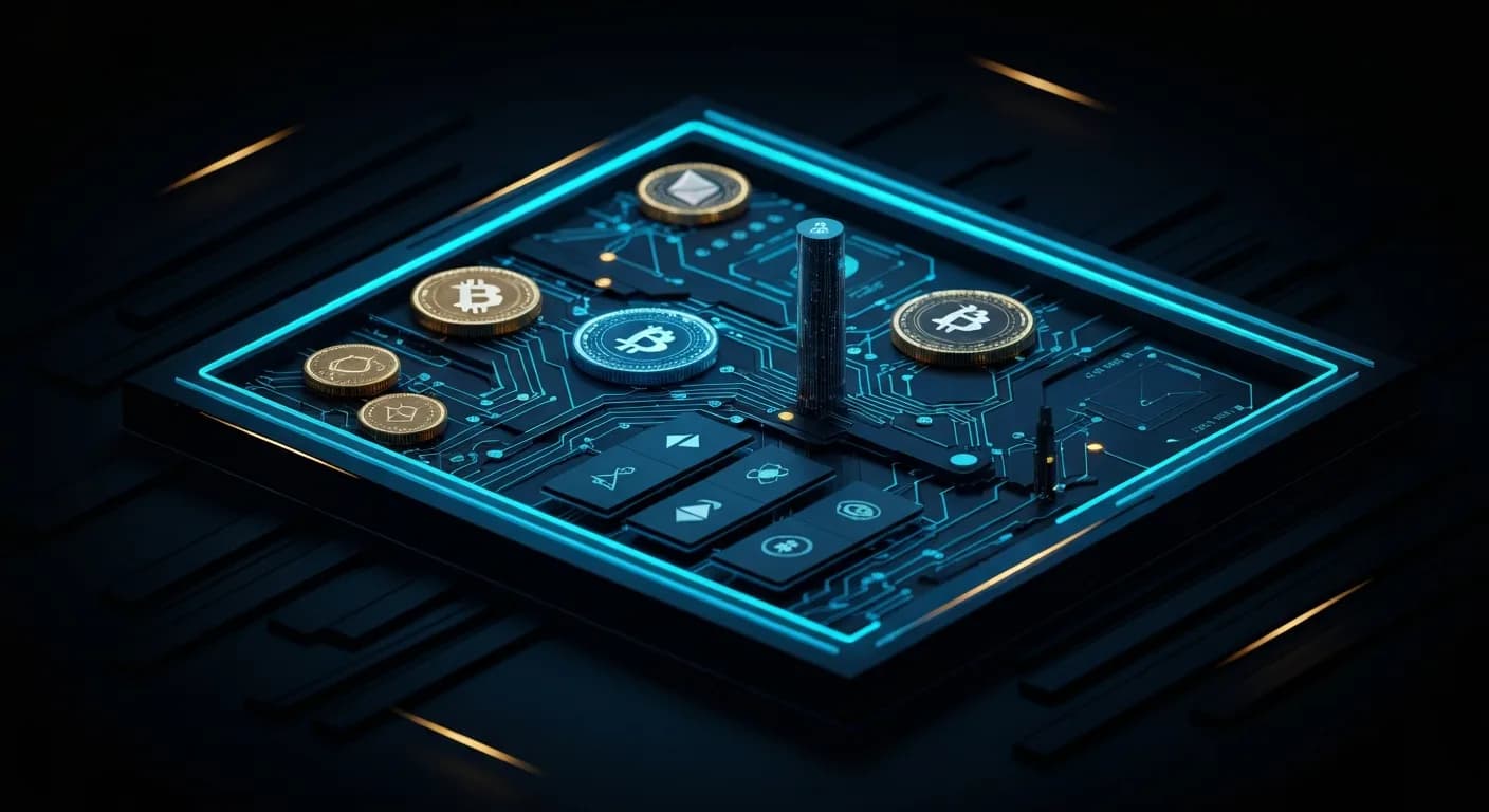 AI-generated editorial illustration for Franklin Templeton calls agentic AI next ‘killer’ use case for blockchainFranklin Templeton’s digital assets lead said that the autonomous AI agent economy will increase demand for blockchain protocols hosting machine-to-machine micropayments.