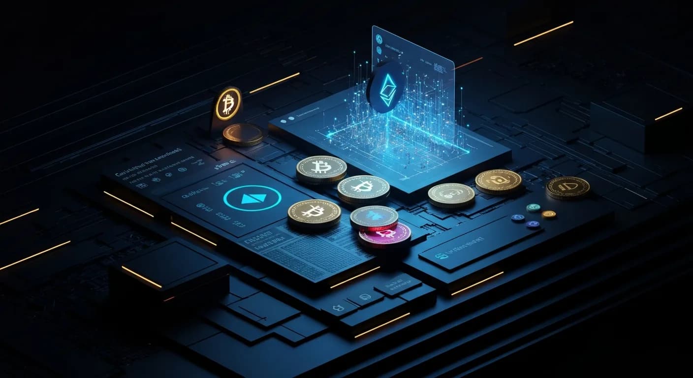 AI-generated editorial illustration for Galaxy targets institutional stablecoin yield with new De