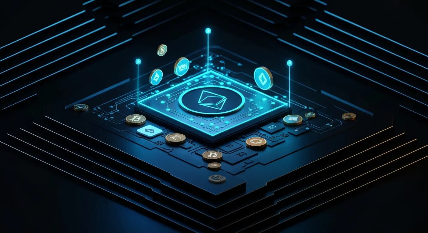AI-generated editorial illustration for Fed meeting is shaping up to be a nightmare for Warsh. Bitcoin might still shine