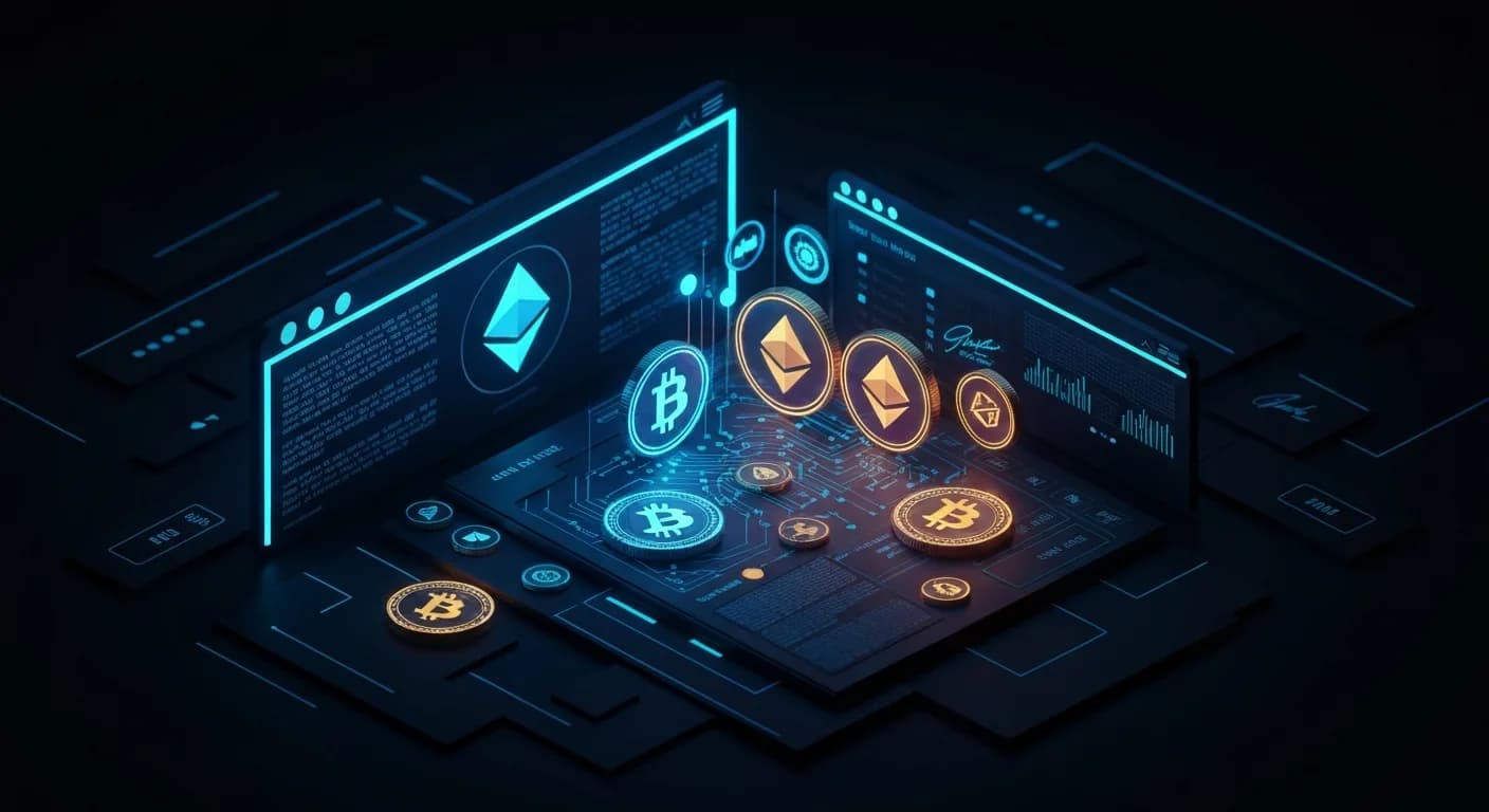 AI-generated editorial illustration for Here's what bitcoin and ether traders are doing ahead of the binary U.S. CPI print