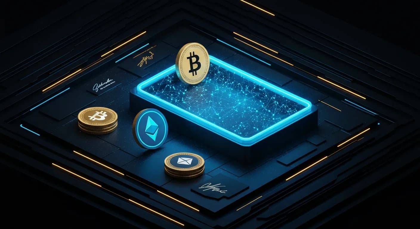 AI-generated editorial illustration for Inside stablecoin firm BVNK’s journey to a $1.8B acquisition by Mastercard