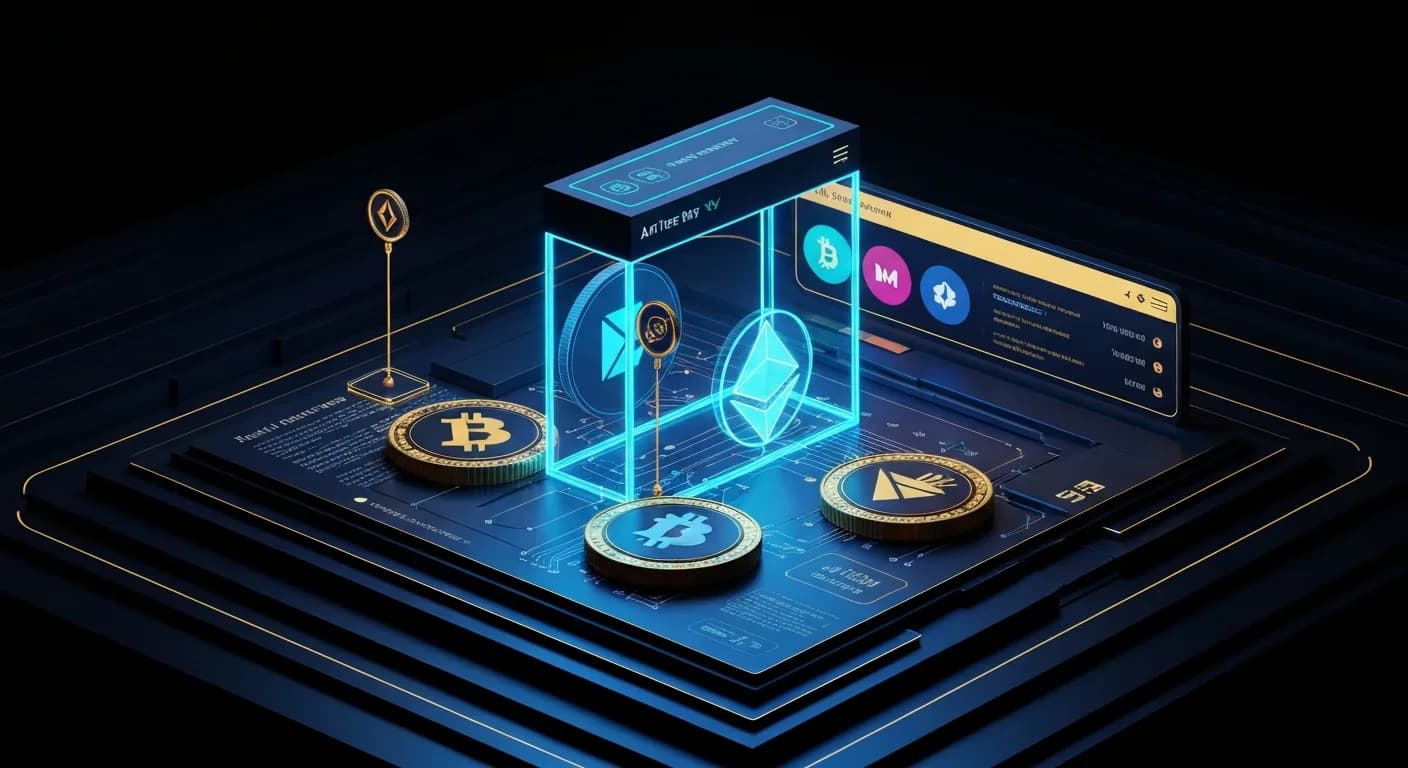 AI-generated editorial illustration for Key Democratic lawmakers say crypto Clarity Act 'falls short' on ethics, other issues