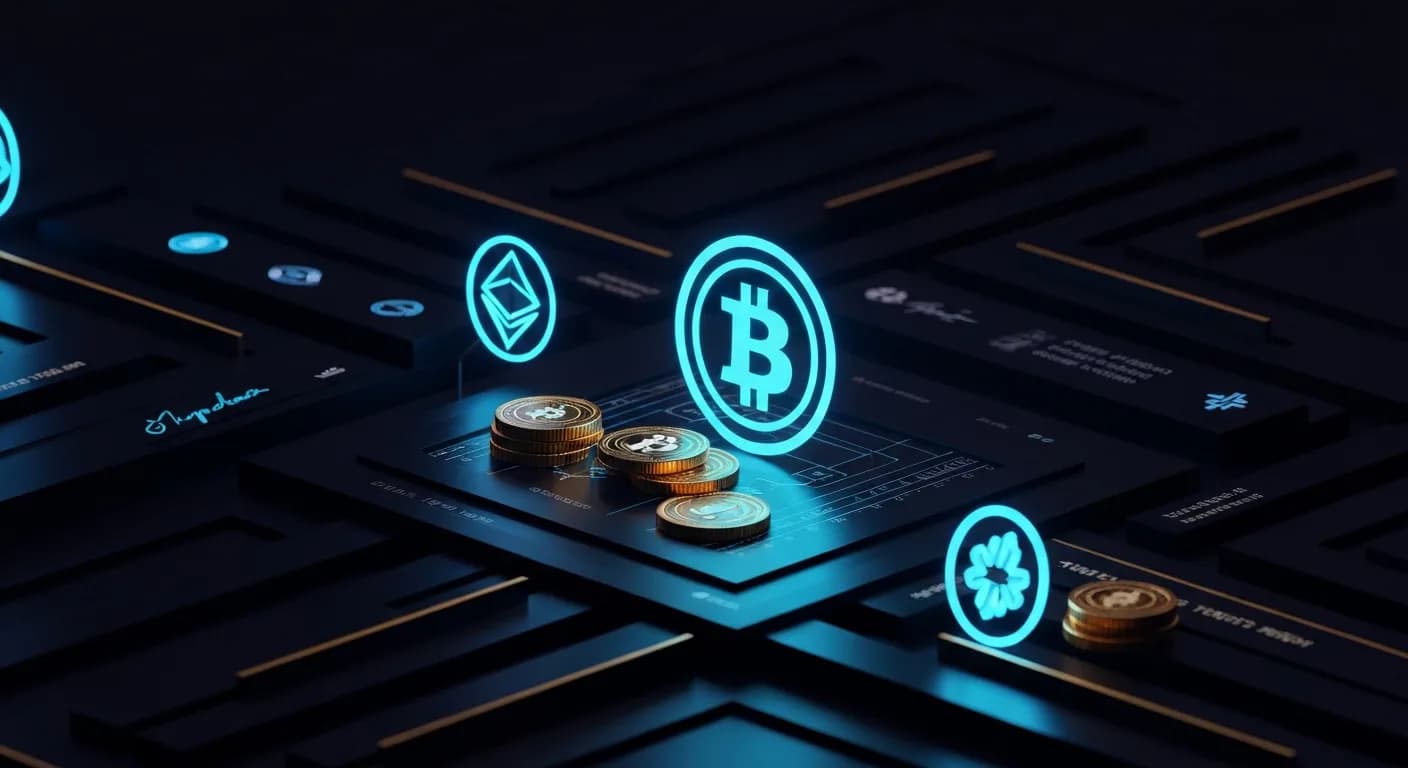 AI-generated editorial illustration for Live updates: Bitcoin at $63,600 as Japan's Metaplanet moves 3,881 BTC between wallets