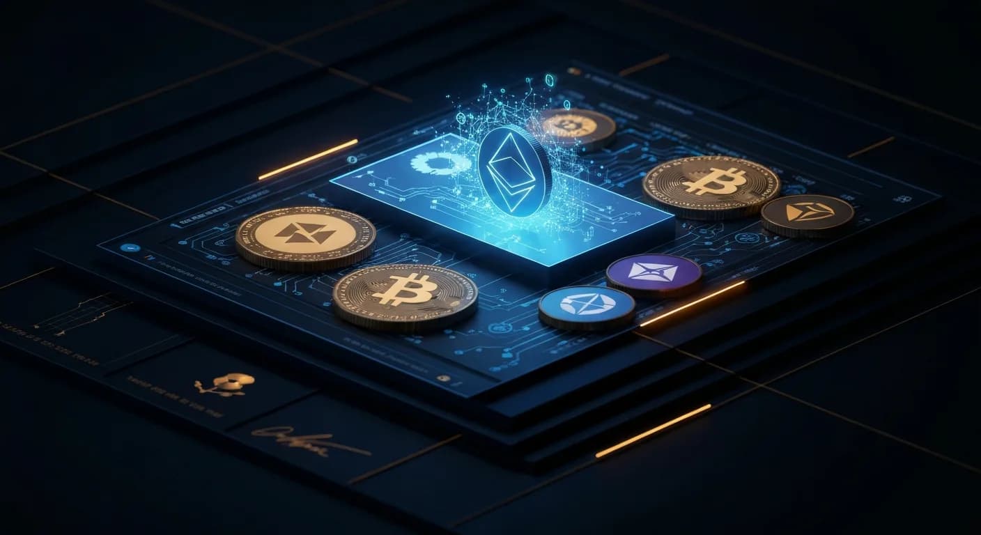 AI-generated editorial illustration for Bitcoin awaits Fed rate decision below $76K as analysis discounts ‘dovish surprise’ odds