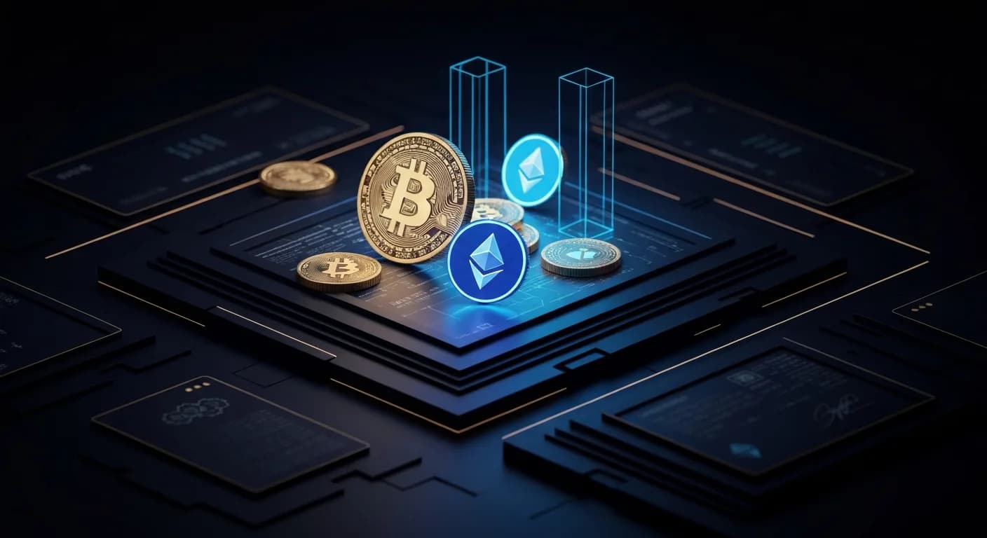 AI-generated editorial illustration for Mirae plans to turn crypto exchange Korbit into something Korea hasn't seen before