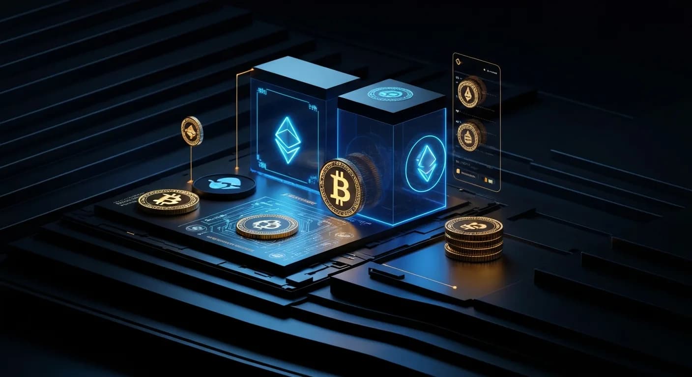 AI-generated editorial illustration for MoneyGram's CEO says blockchain works best when customers don't know it's there