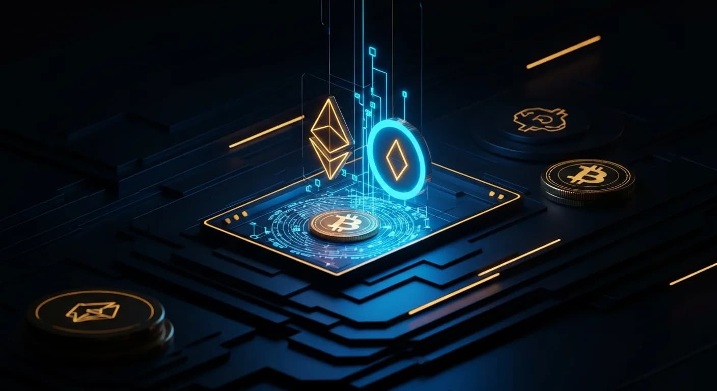 AI-generated editorial illustration for Morgan Stanley's infrastructure partner Zerohash rebuffed in pitch to be U.S. trust bank