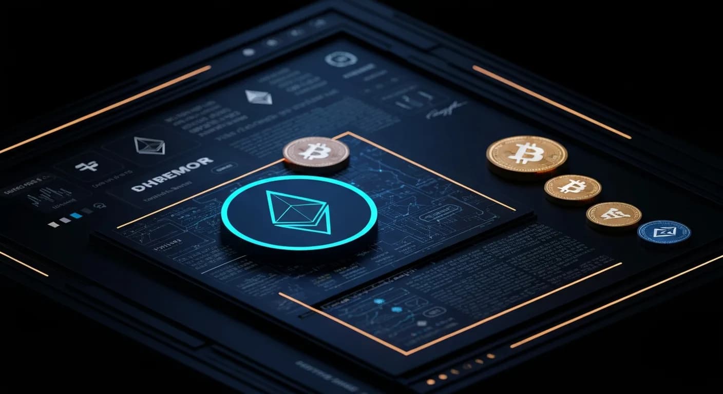 AI-generated editorial illustration for Movement Labs files for Chapter 11 bankruptcy months after token scandal