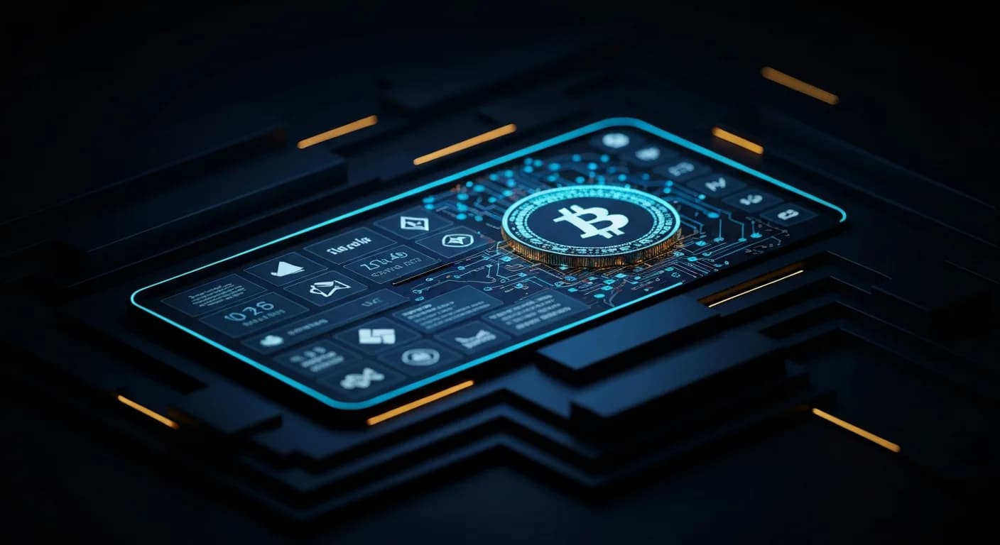 AI-generated editorial illustration for OKX's Rafique doubts Clarity Act will pass, warns optimism is already priced into bitcoin