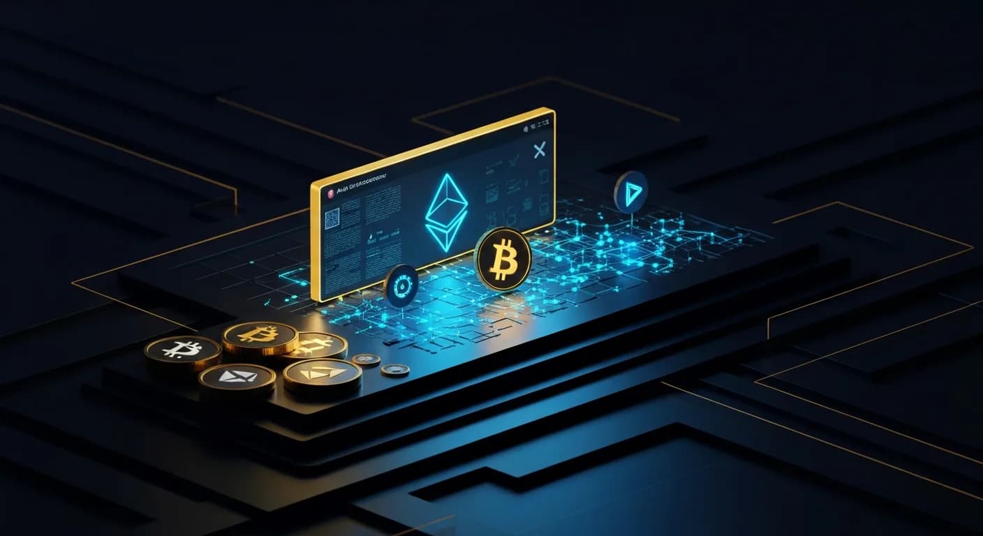 AI-generated editorial illustration for Ravencoin hits record low as network exploit puts transactions at risk